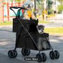 double pet stroller buggy pram Image 2