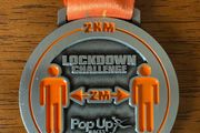 LOCKDOWN Virtual Challenge Finishers Medal