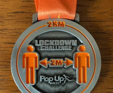 LOCKDOWN Virtual Challenge Finishers Medal