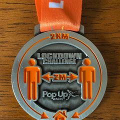LOCKDOWN Virtual Challenge Finishers Medal