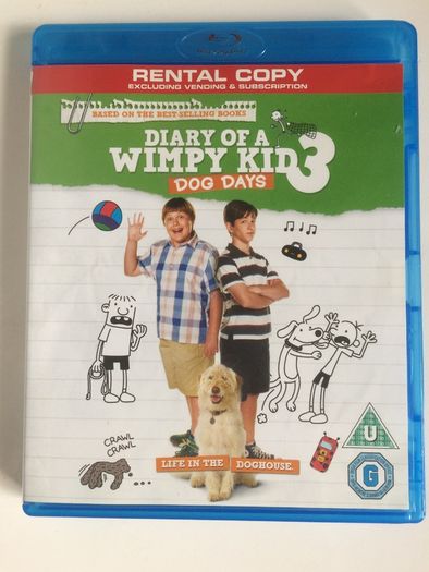 Diary Of A Wimpy Kid 3: Dog Days [2012] [Blu-ray Movie]