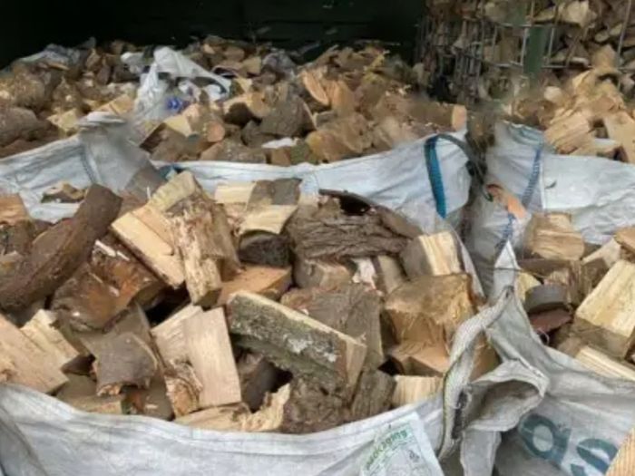hardwood logs ton bags