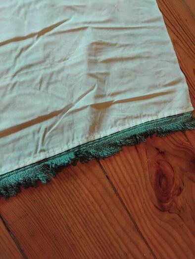 1950s hand painted religious Flag