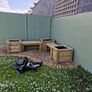 Corner Bench with Planters Image 9