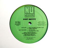 Lost En-tity - Bring That Back (One More Time) - Nu Groove Records - Scarce US ACID House BLEEPY Techno EP!
