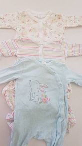 Boots Mini club 0-3 months sleepsuits