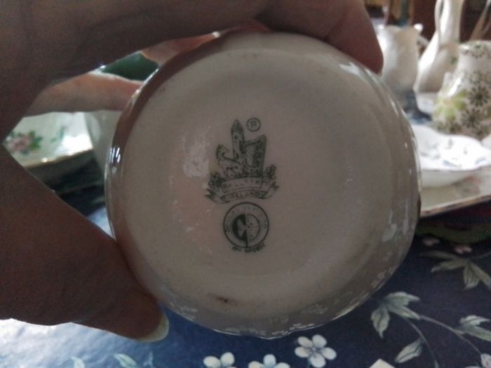 Beleek Jug/Ewer/ Pitcher Shamrock Green 6th Mark