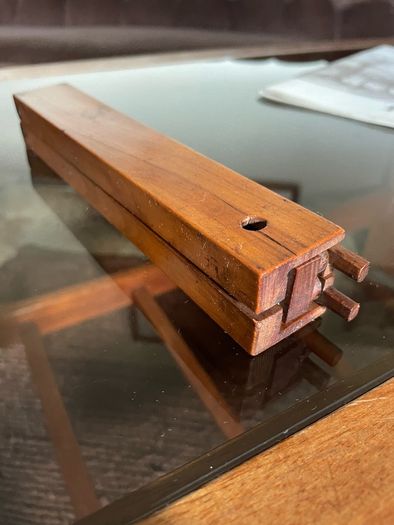 Rare ca 1880 Antique Portable Folding Book Rest Music Stand Campaign Desk Top Wooden