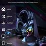 Gaming Headset for PS4 PS5 PC Xbox One Switch, Over Ear Headphones with Surround Sound, Noise Cancelling Mic, Suspension Headband (FREE POSTAGE) Image 4