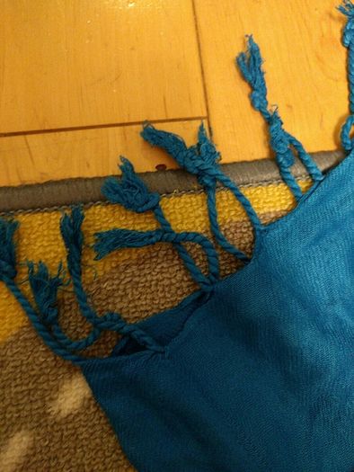Blue scarf
