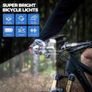 Rechargeable Bike Lights Set Front and Back, LED Ultra Bright 6 Light Modes Bicycle Lights, Super Long Standby Bicycle Lights & IP65 Waterproof Bike Light Set, Road Mountain Bike Lights Image 5