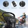 Drop Leg Bag, [Expandable Storage] Motorcycle Leg Bag, EVA Hardshell Durable Hiking Waist Pack, Reflective Strip & Adjustable Strap, Hip Pouch for Men Women Cycling Running Traveling Image 8
