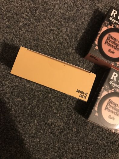 Rude pressed powders