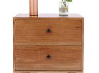 main image for ad BRAND NEW 45x38x47cm Bedside Cabinet Table Night Stand Storage Nightstand with Two Drawers for Living Room Bedroom