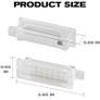 White 18 SMD LED Car Door Trunk Courtesy Luggage Light Lamp For BMW E60 E61 E63 E64 E81 E87 E90 E91 E85 E89 Image 3