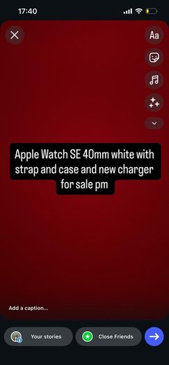 Apple Watch SE white 40mm