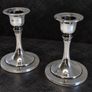 Vintage Oneida Silver-Plated Candlesticks Pair Image 4