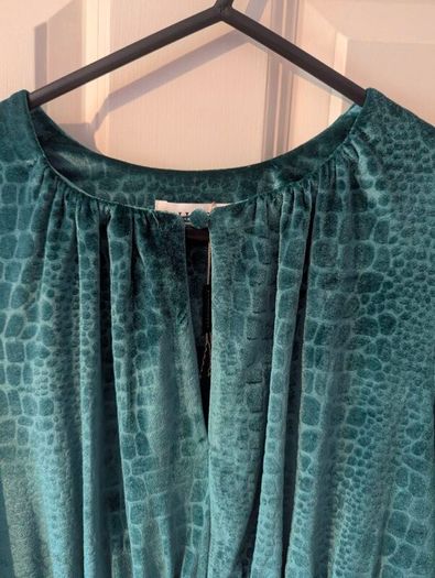 Green Velvet Top