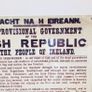 1916 Proclamation Irish Republic tin metal sign Image 3
