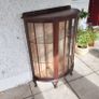 Vintage Bowfronted Display Cabinet Image 4
