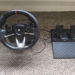 HORI Overdrive Racing Wheel w/Pedals & Clamp (Series & XB1)