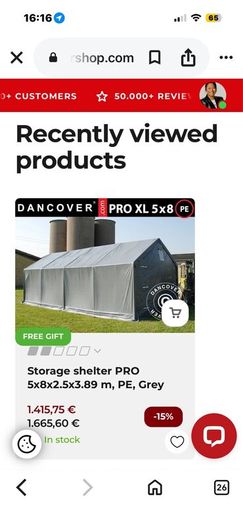 Dancover Storage Tent