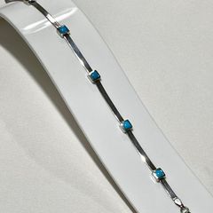 Sterling silver 925 bracelet with Turquoise