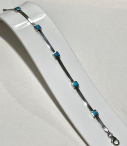 Sterling silver 925 bracelet with Turquoise