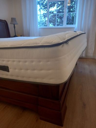 Mahogany sleigh bed