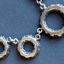 Vintage Art Deco Silver Pendant and matching earrings Image 6