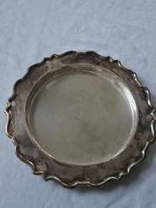 Small silver plated plate