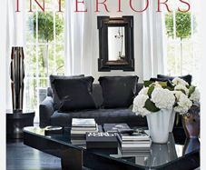 Grey velvet low accent chair (Kelly Hoppen interior designer)