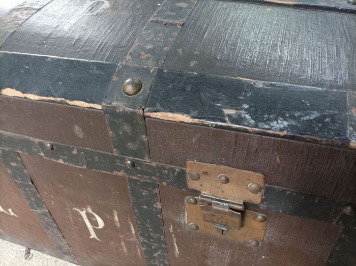 large antique trunk