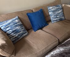 Three Cushion Combo blue