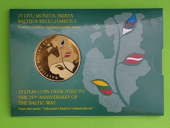 Lithuania 2014 year Proof coin.