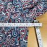 Pretty Green Mens Shirt XL Slim Fit - Blue\Red Print Floral Paisley Short Sleeve Image 4