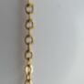 Vintage Crystal Pendant Charm & Gold Plated Chain Necklace Length 18" Image 7