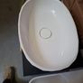 Geo matt white countertop basin from adamsez Image 3