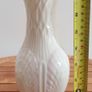Belleek Vase - Shell Design White & Pink Image 6