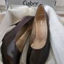 Gabor ladies medium heel court bordeaux leather shoes size UK6 EU 39 new Image 3