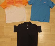 3 x Golf T-shirts Age 13yrs