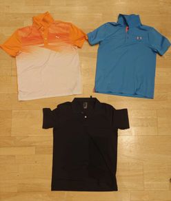 3 x Golf T-shirts Age 13yrs