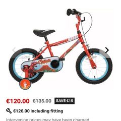 Apollo Claws Kids Bike (14" Wheel)