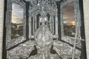 Ghost - Skeleta - oxidised metallic silver liquid filled vinyl