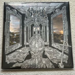 Ghost - Skeleta - oxidised metallic silver liquid filled vinyl