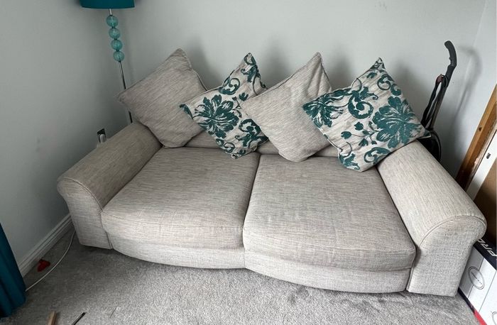 3 +2 sofas with 360 degree swivel love chair