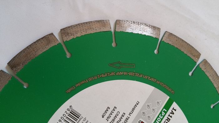 professional diamond blade 9", 230mm for granite