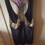 Ladies black & gold sequin top Image 2