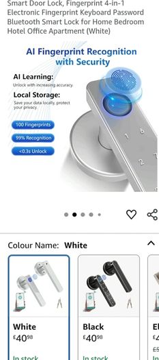Door lock fingerprint