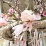 Very large 85cm diameter densely woven birch wreath BASE Image 4